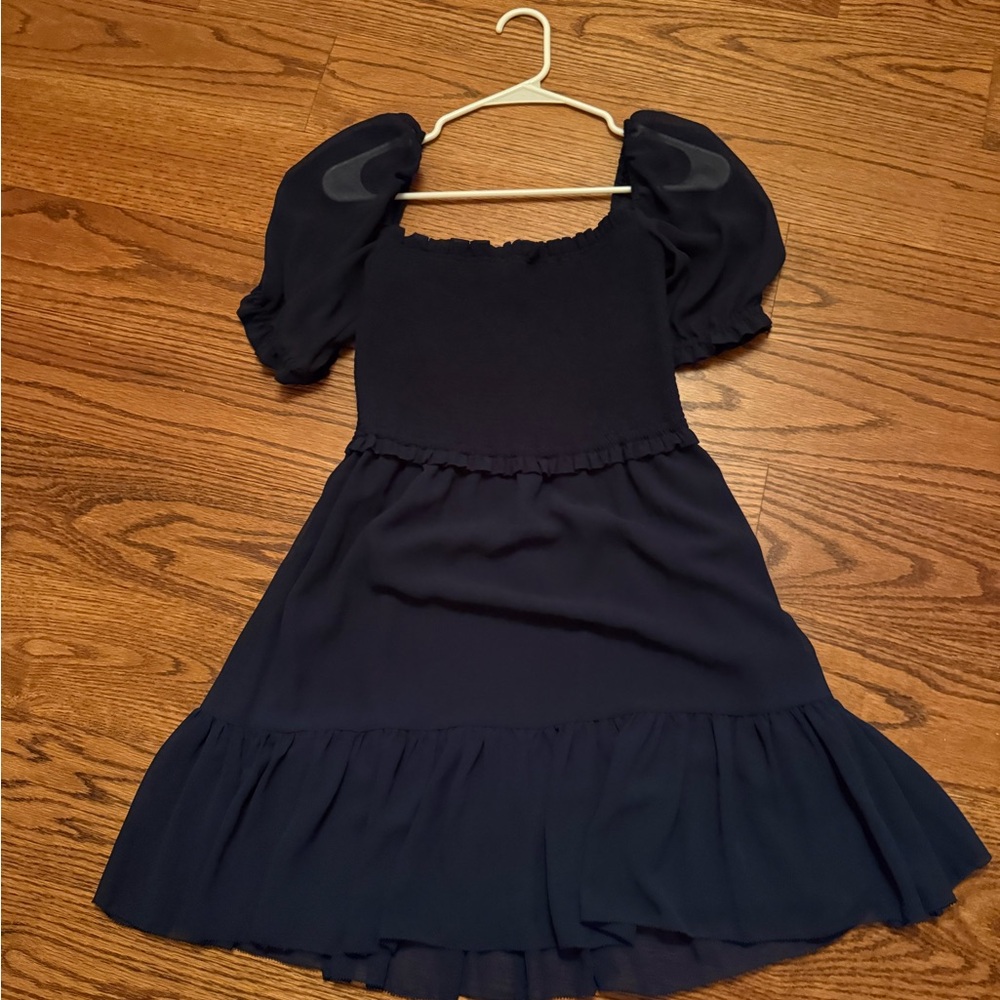 Wilfred Blue Ruffled Tiered Sundress